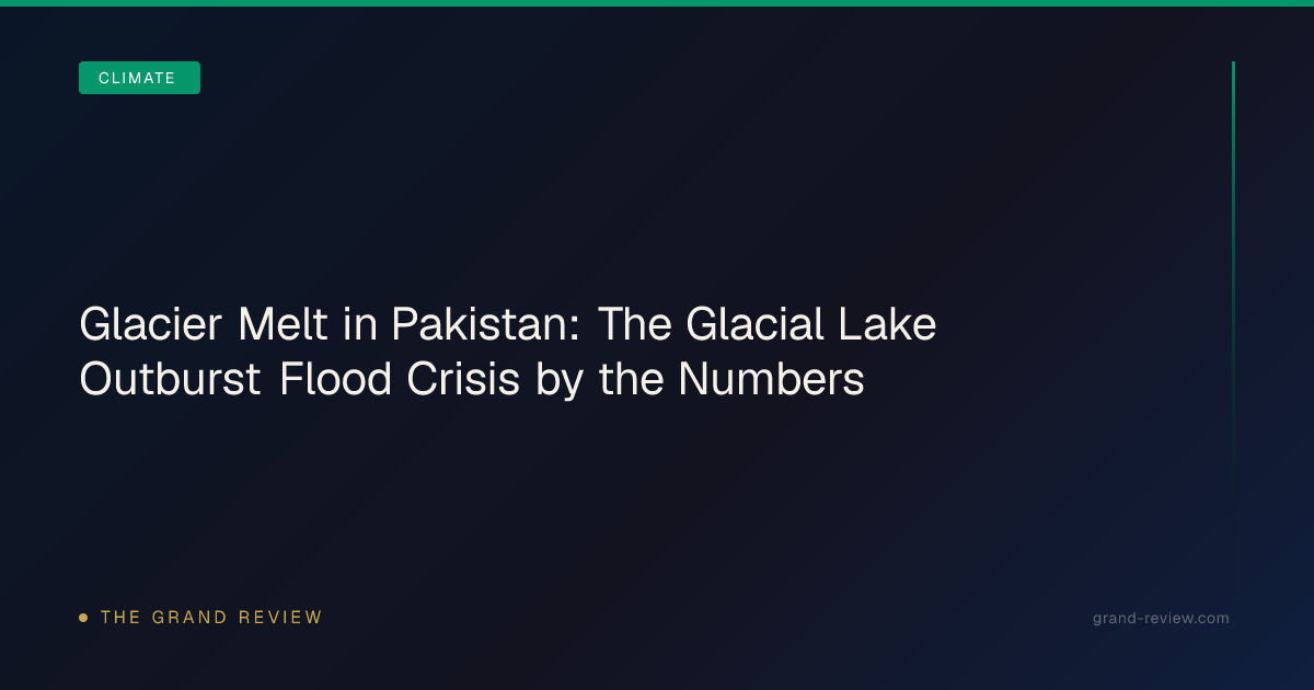 Glacier Melt in Pakistan: The Glacial Lake Outburst Flood… | The Grand ...
