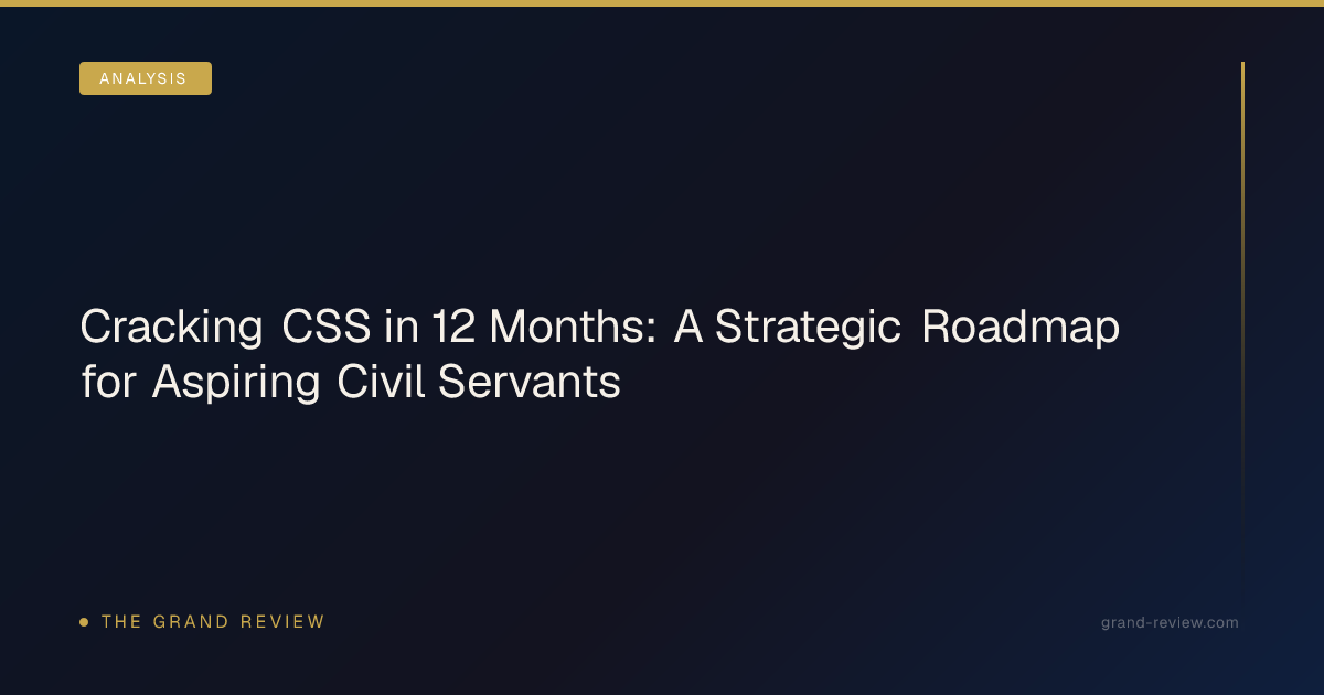 Cracking CSS in 12 Months: A Strategic Roadmap for Aspiring… | The ...